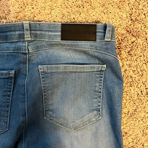 FITJEANS Blue Skinny Jeans High-Waisted Stretch - Picture 3 of 10